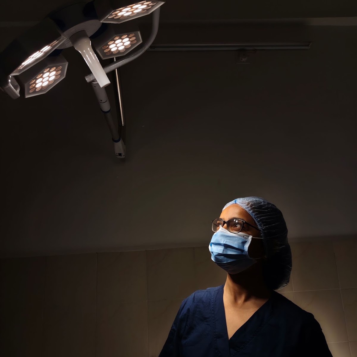 Dr Vidhi Vaghasiya in clinical care setting